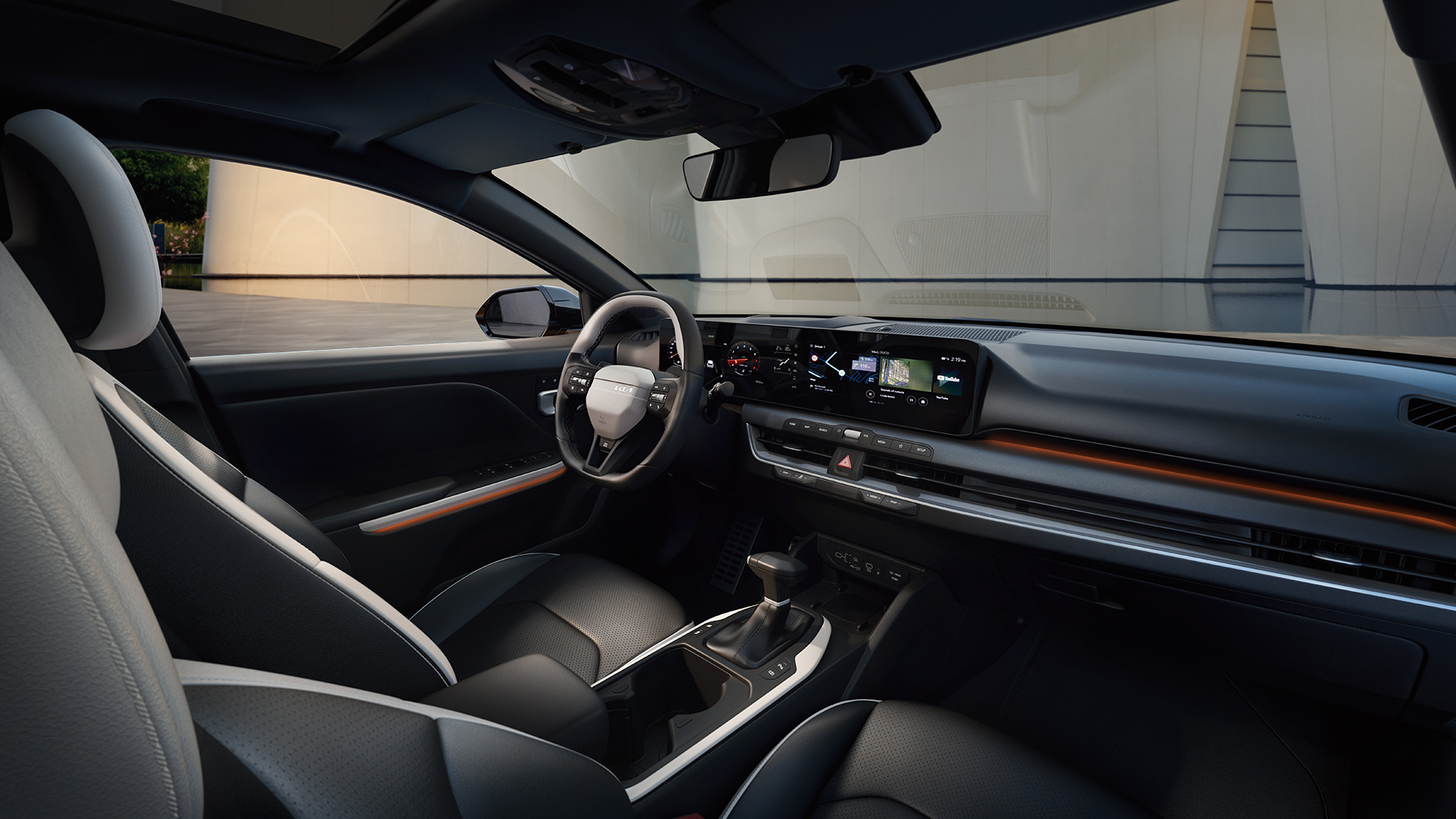 Durchgehend modernes Ambiente.